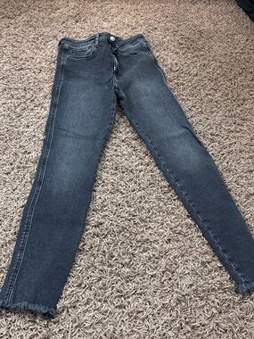 We The Free Washed Black Skinny Jeans